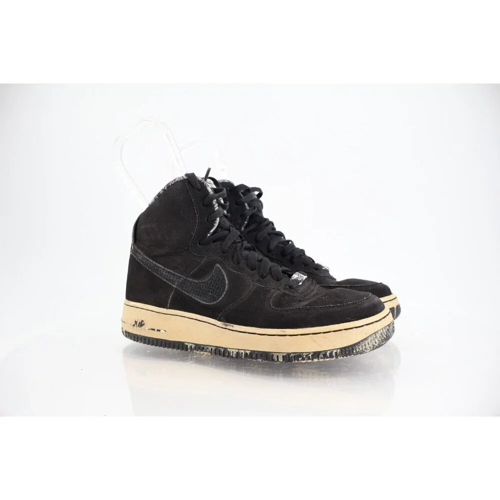 Nike Air Force 1 High '07 Mid Youth Size 7 Black Sneakers Basketball Shoes
